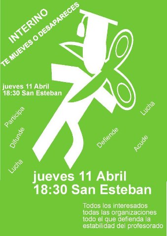CONCENTRACIÓN DE INTERINOS EN SAN ESTEBAN
