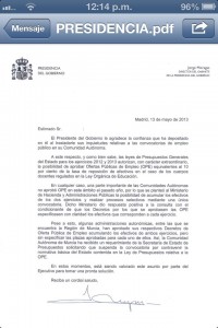 IMPORTANTE OPOSICIONES MURCIA 2013