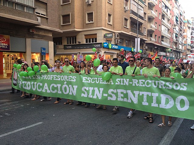 MÁS DE 2000 INTERINOS NO PUEDEN CELEBRAR EL DÍA DEL MAESTRO EN LA REGIÓN.