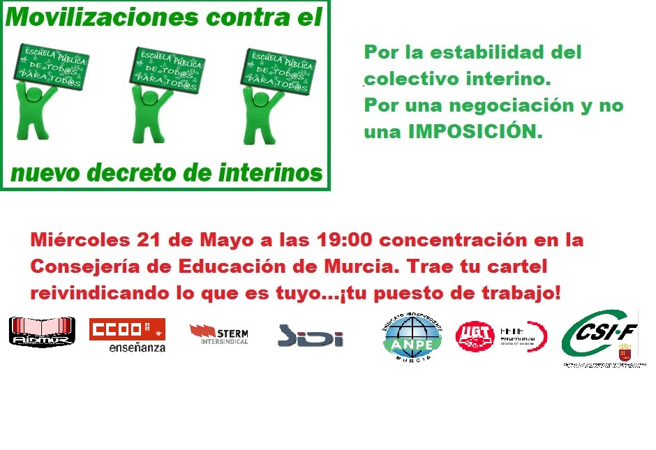 TODOS JUNTOS POR EL DIÁLOGO Y CONTRA LA PRECARIEDAD. TODOS JUNTOS POR LA ESTABILIDAD Y CONTRA LA IMPOSICIÓN.