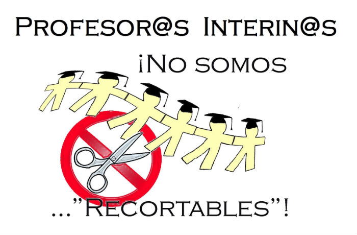 LOS RECORTES EN EDUCACIÓN SE CEBAN CON LOS Y LAS DOCENTES INTERINOS/AS