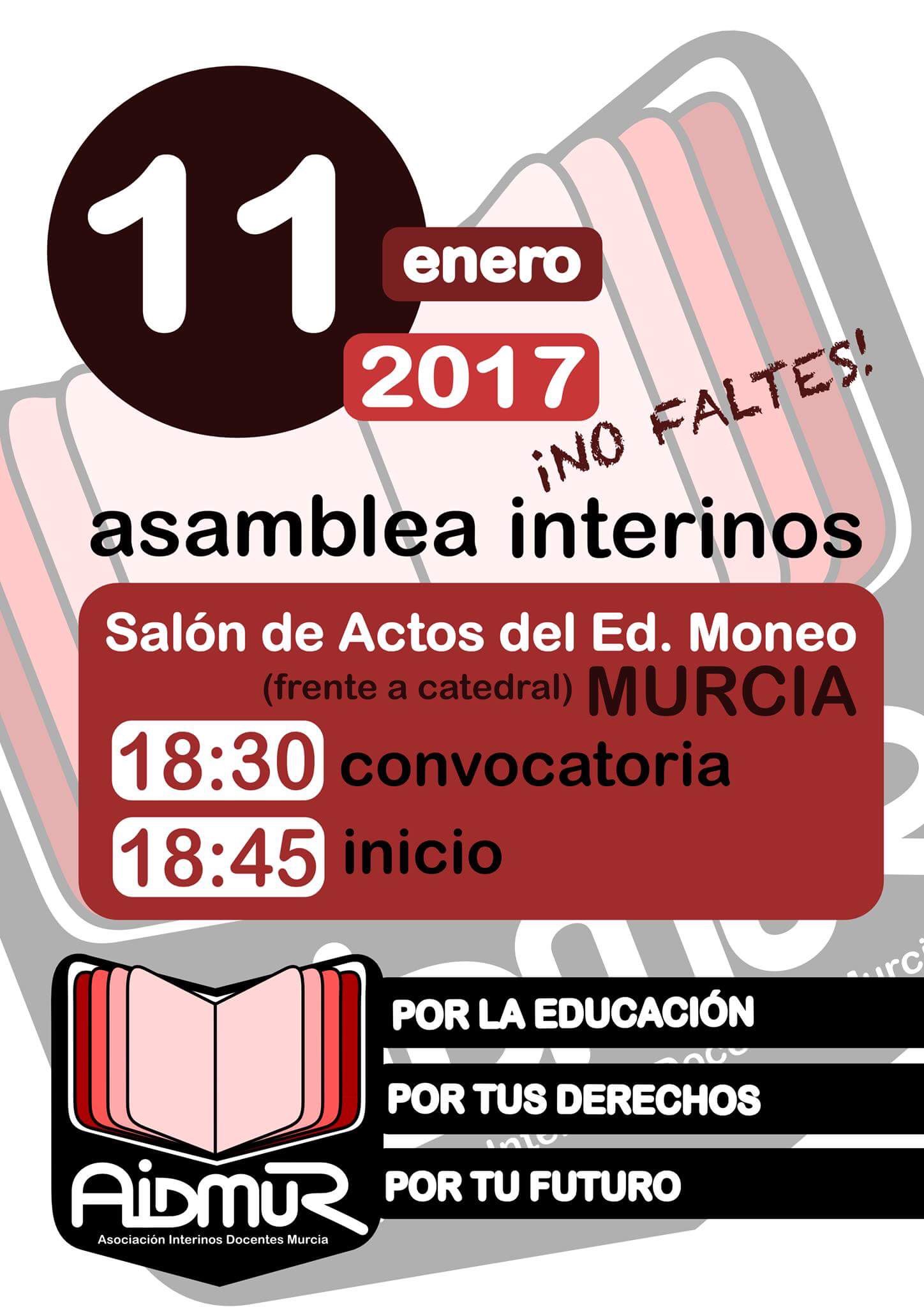 ASAMBLEA DE AIDMUR 11 ENERO 2017