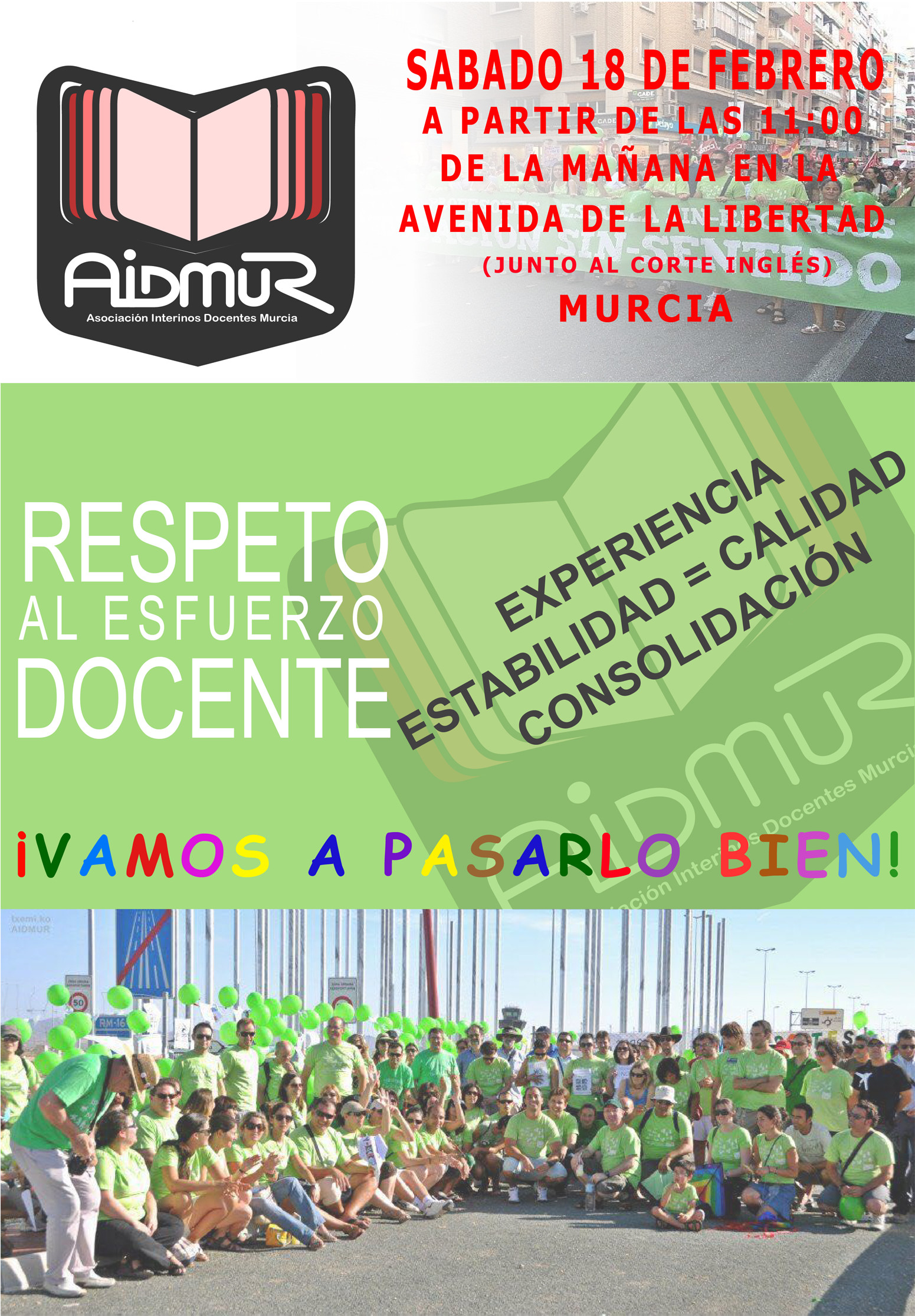 EL DÍA 18 NOS VEMOS: POR LA ESTABILIDAD Y CONTRA LAS OPOSICIONES 2017