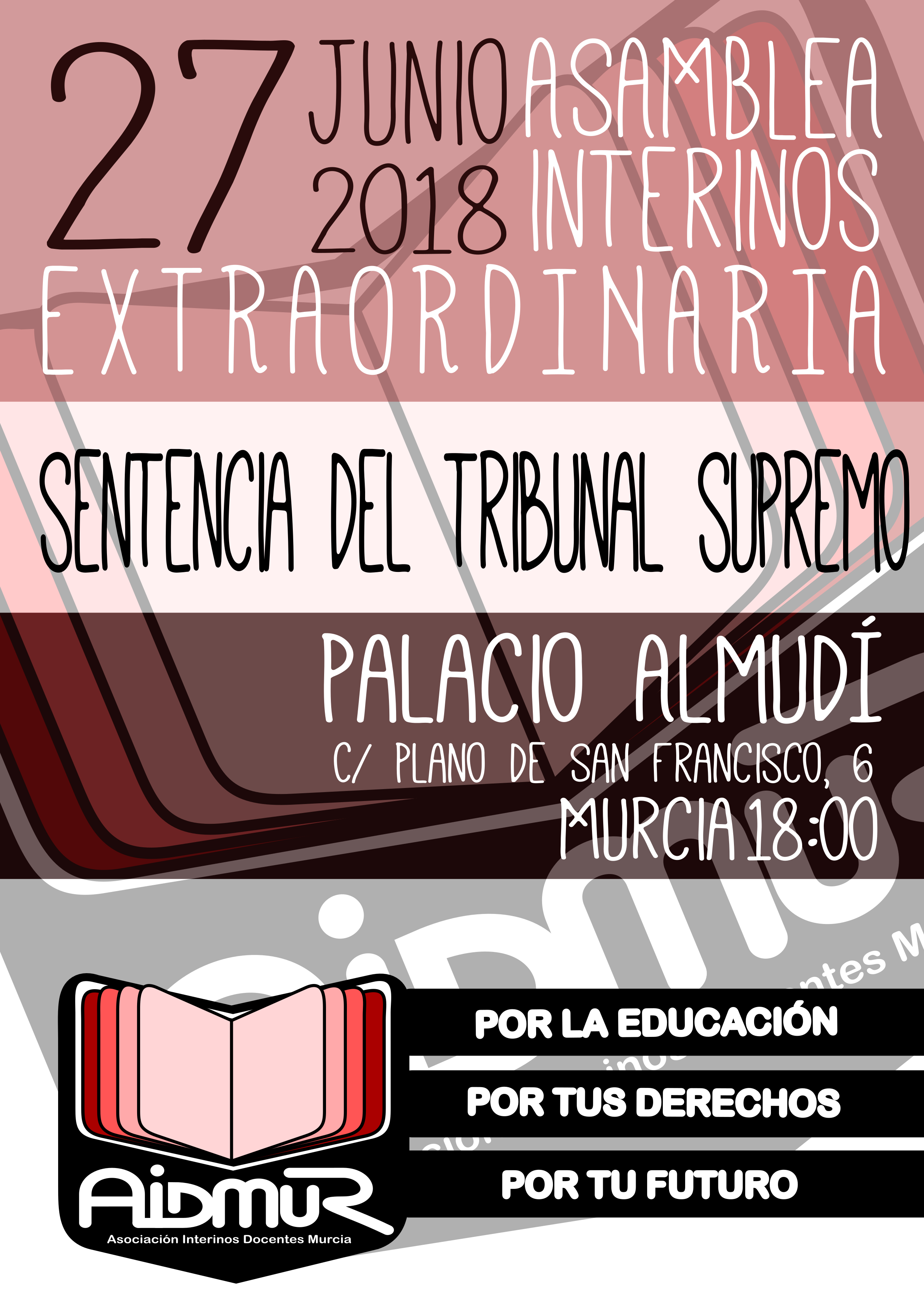 ASAMBLEA ABIERTA DE AIDMUR PARA ANALIZAR LOS EFECTOS DE LA SENTENCIA SOBRE EL COBRO DEL VERANO